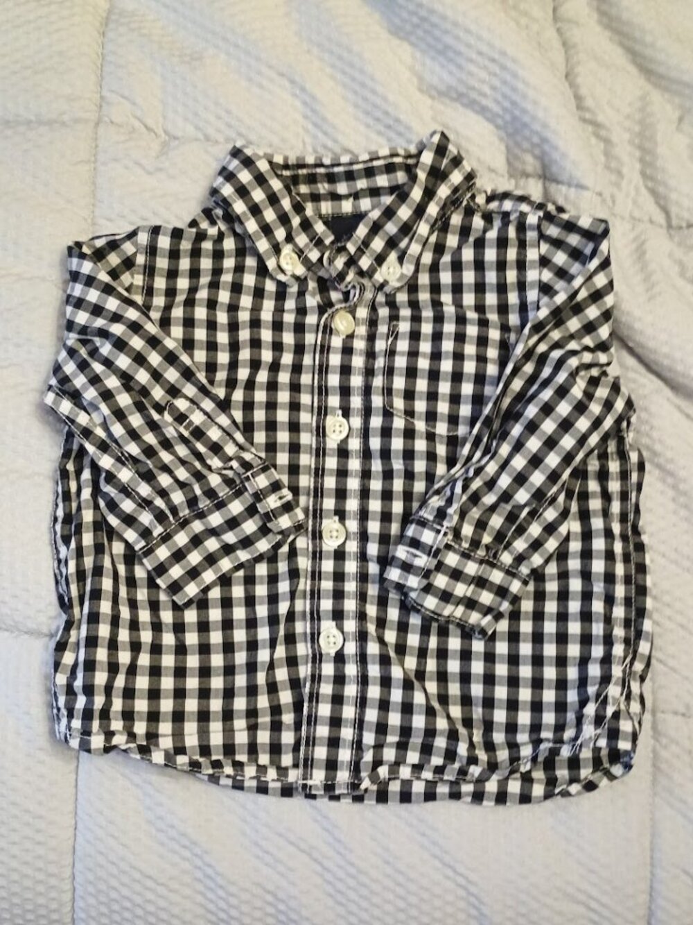 Baby Gap Plaid Button Down Shirt Sz. 6-12 mos.
